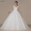 BEPEITHY Customized Shinny Square Bride Wedding Dresses For Women Long Sleeves Glitter Open Back Bridal Modern Ball Gown 2023 1