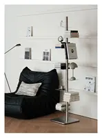 Bibliothèque rotative créative sur pied, Terrarium à plusieurs niveaux, organisateur de livres à domicile, supports de rangement d'étude minimalistes 3
