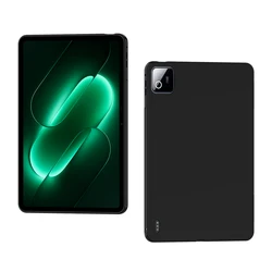 Premium Silicone Protective Tablet Case - Soft TPU Shell Cover for MiPad7 and 7Pro 11.2 (Black)