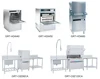 GRT-HDW50 Professional Restaurant Countertop Glass And Dish Washer Used Commercial Dishwasher 5