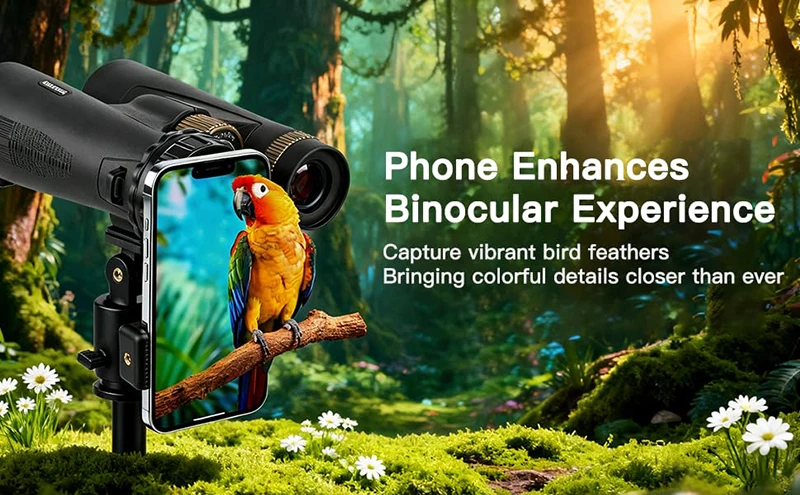 Spektiv Smartphone Kamera Adapter Teleskop Kamera Adapter Handy Adapter Halterung für Fernglas Monokular Schnell Ausgerichtet – Detail 1