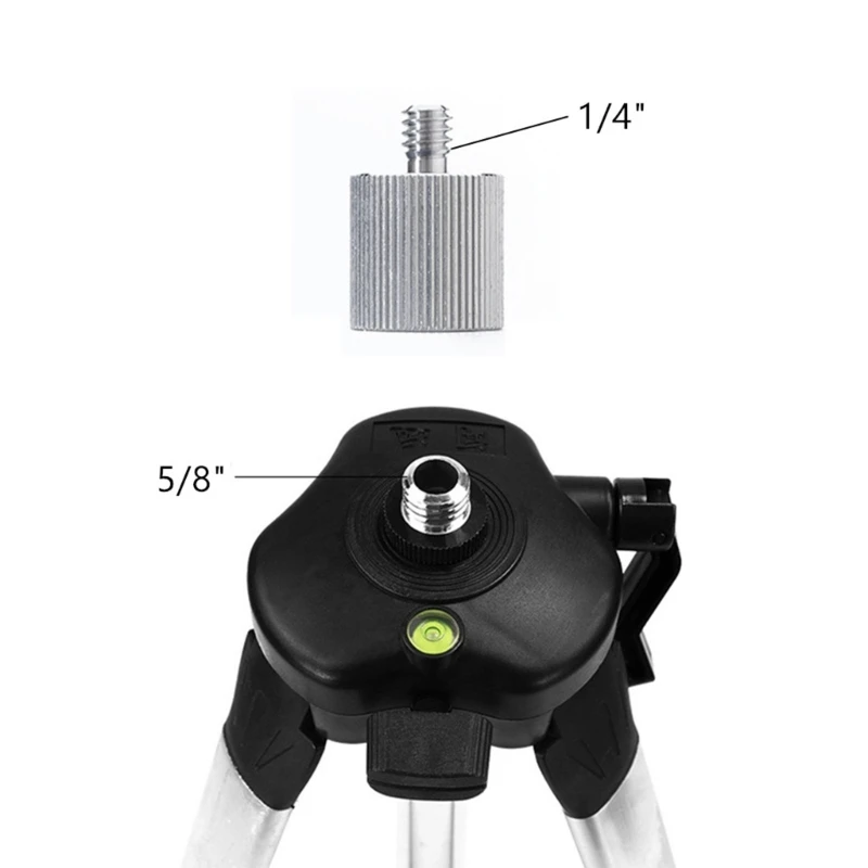 Thread Adapter 2pcs Microphone Stand 5/8" female to 1/4" Male Camera Monitor 5/8 to 1/4 Adapter Tripod