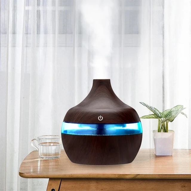 Electric Aroma Air Diffuser. Wood Ultrasonic Air Humidifier Essential Oil Aromatherapy Cool Mist 6