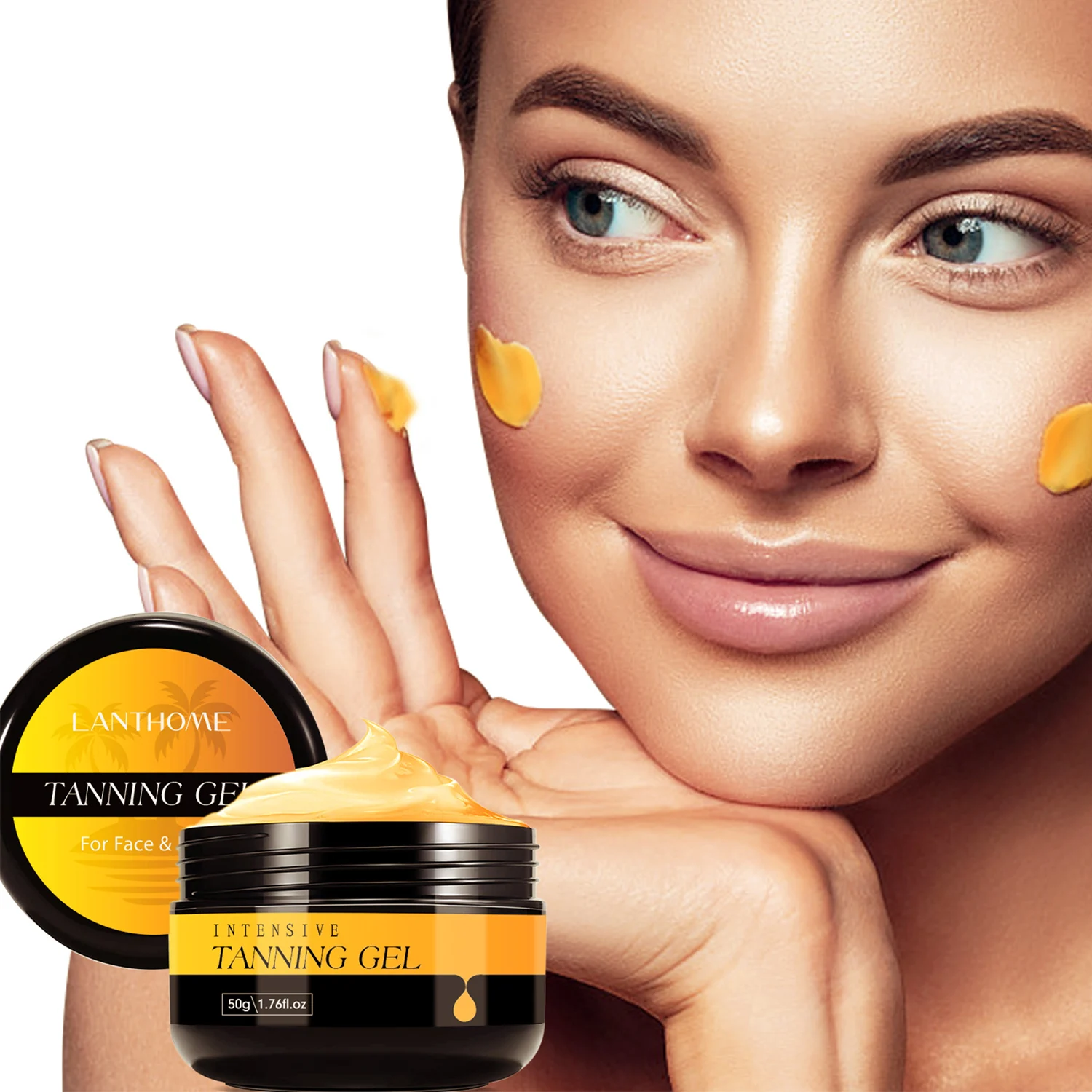 50g Natural Tanning Gel Cream for Face and Body