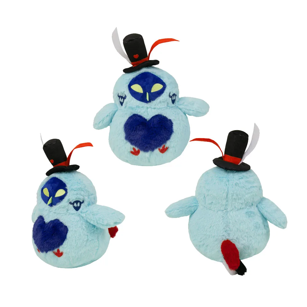 Cartoon Animal Cosplay Plush Children Gifts Boss Costume Props Bird Asmodeus Stolas Fizzarolli Blitzo Plush Halloween Mascot