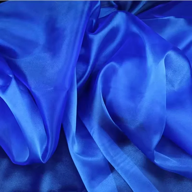 Elegant Sage Green Matte Sheer Organza Fabric for Bridal and Formal Wear