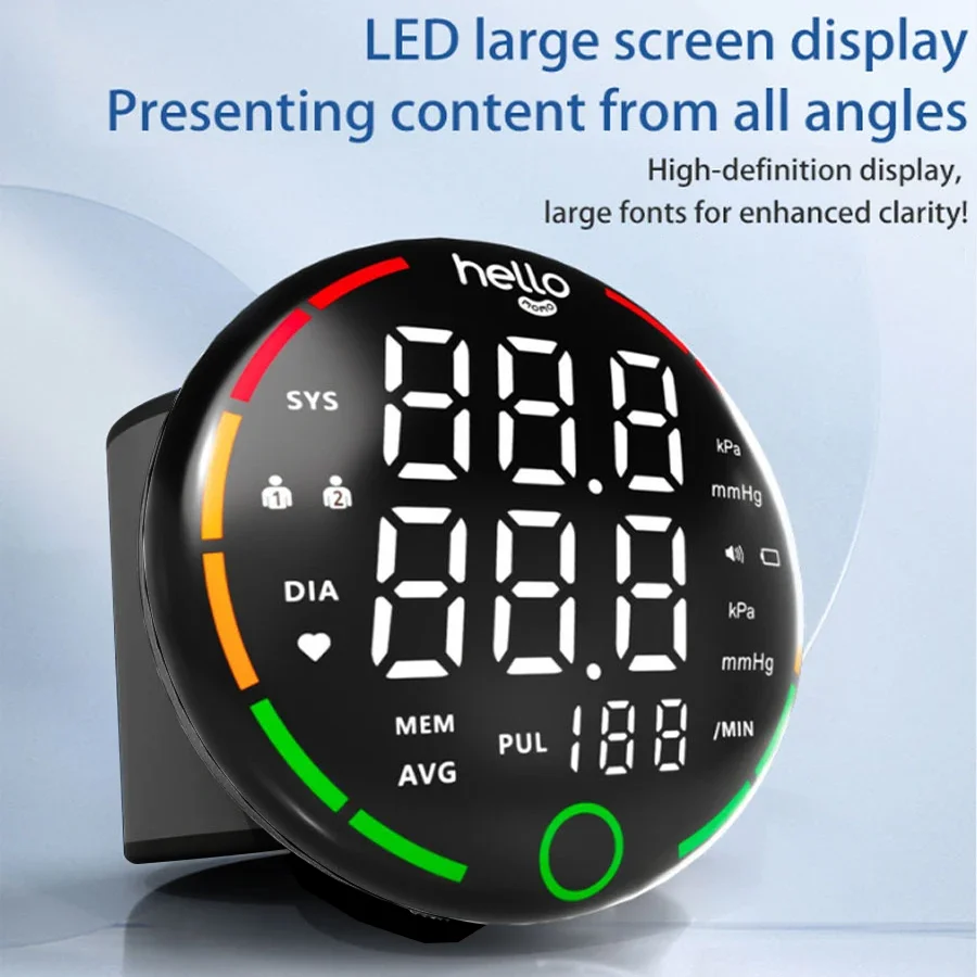 Blood Pressure Monitor blood pressure monitor blood pressure meter Wrist Blood Pressure Fully Automatic Electronic Measuring Instrument With Large Screen Wrist Sphygmomanometer Home Medical