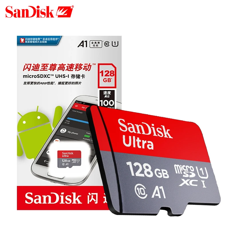 SanDisk Ʈ SDHC SDXC ÷ ޸ ī, UHS-I TF SD ī, PC ޴, 1TB, 32GB, 64GB, 128GB, 150 MB/s, 256GB, 512GB, Class10