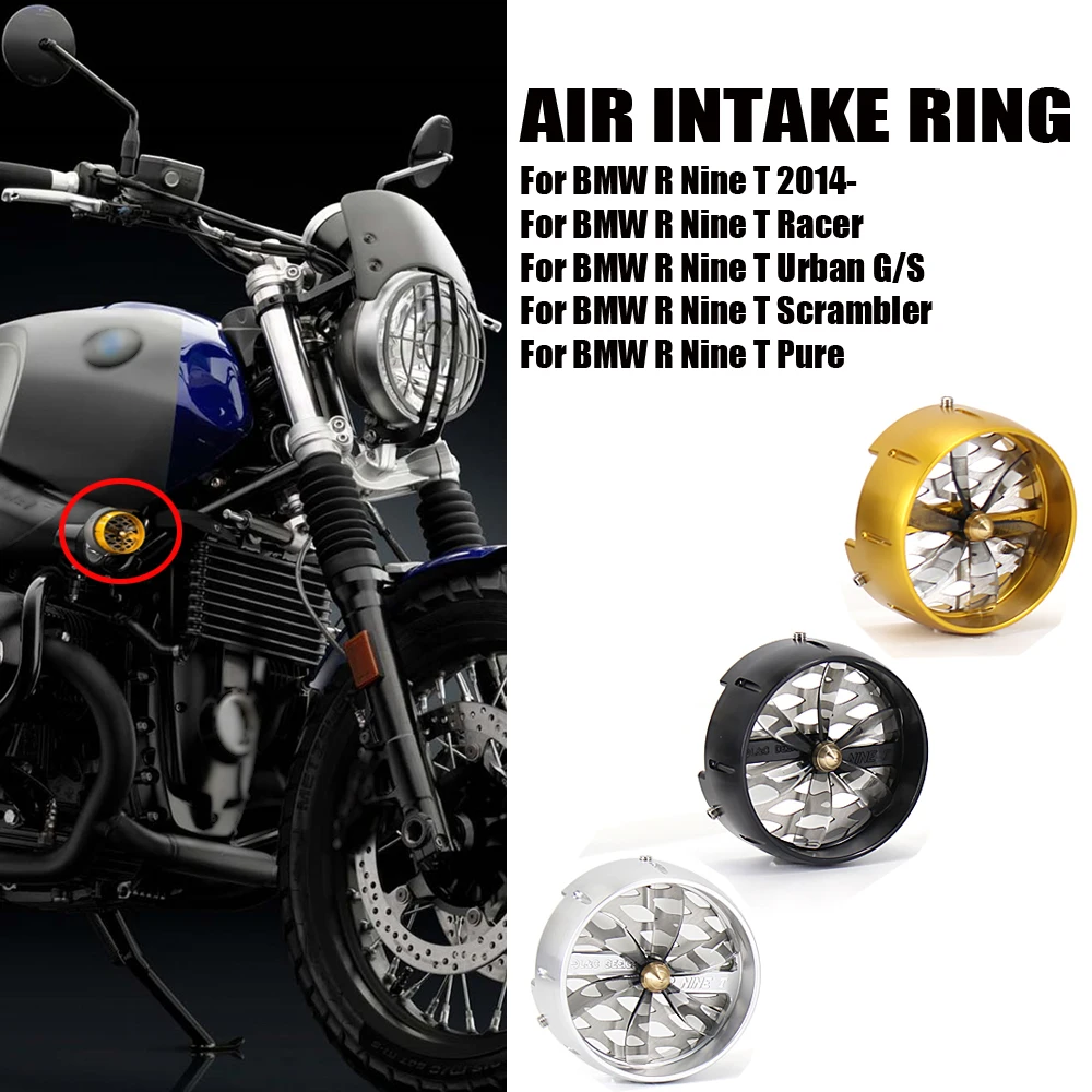 

Motorcycle Accessories R Nine T Air Intake Cover CNC Air intake Filter For BMW R NineT RNINET Scrambler Urban RnineT Racer R9T