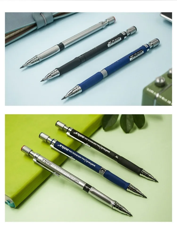 Druckbleistift-Set, 2 mm, Schreiner, Zeichnen, HB-Bleistiftstift, 2,0 mm, zum Zeichnen, Schreiben, Skizzieren, Kawaii, Schule, automatisches Zubehör – Detail 10