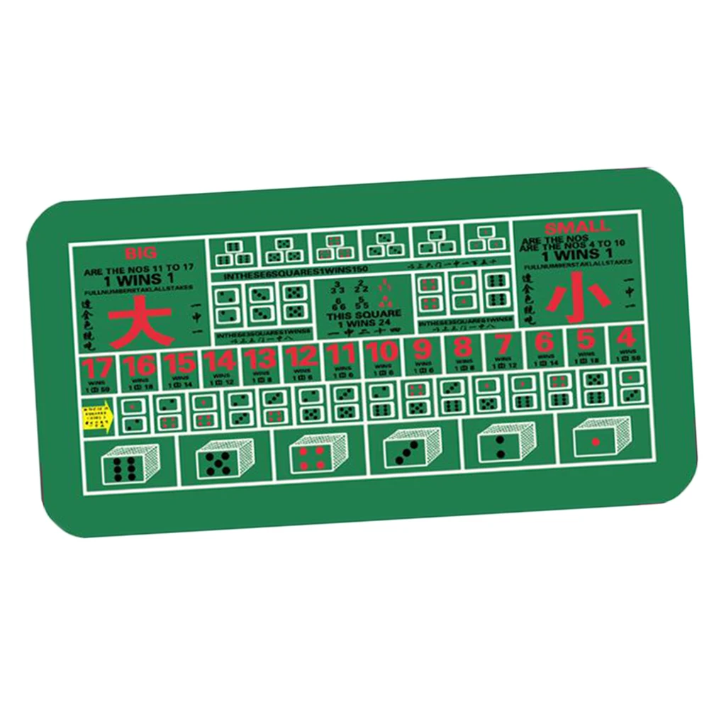 Anti Table Mat Large Tabletop Layout Play Cards Craps Desktop Pad