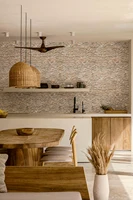6m Faux Vintage Plane 3D Stone Texture Wallpaper,Gravel Self-adhesive Wall Mural,Suitable For Balcony Background Wall Decoration 2