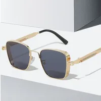 Men Driving Sunglasses Vintage Steampunk Square Sunglasses Metal Frame with Spring Hinges Women Eyepiece Trendy Driver Glasses 5