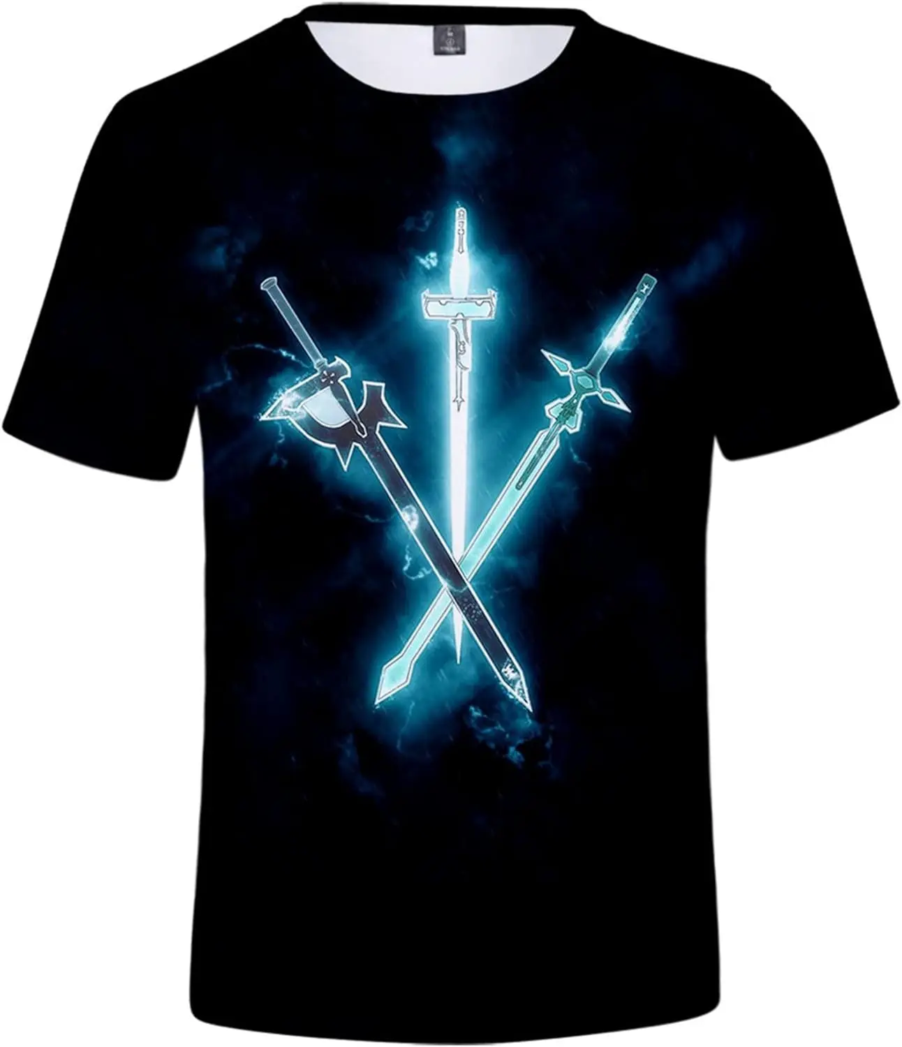 ISaikoy Anime Sword Art Online Short Sleeve T-Shirt Tops Tee Sweater Costume Style B
