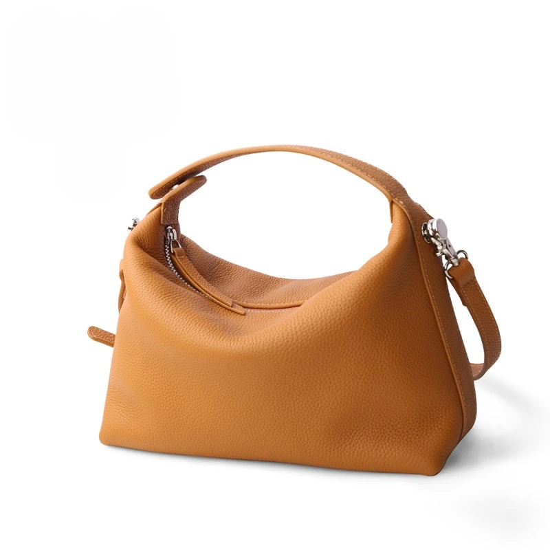 

New Women's Bag Female Luxury Soft Genuine Leather Handbag Lady Fashion Daily Casual Shoulder Bag Girls Crossbody Messenger