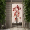 Traditional Chinese Dragon Door Curtain Japanese Style Doorway Curtain Kitchen Bedroom Partition Entrance Hanging Half-Curtains 4