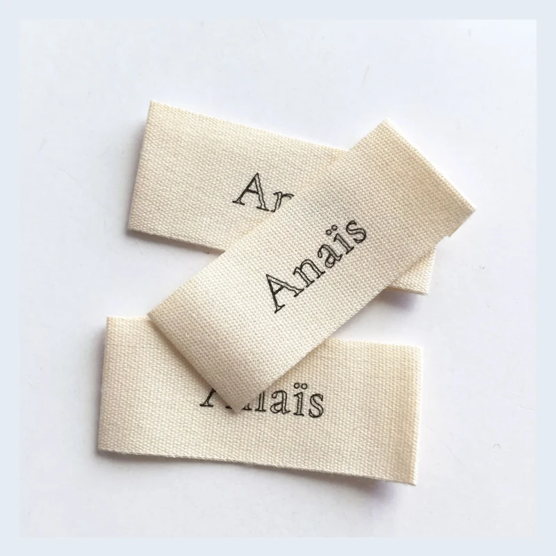 Customized Main Cotton Label Washable Cotton Clothing Labels Organic Tags For Garment Sewing Accessories clothing labels,garment labels,sewing labels