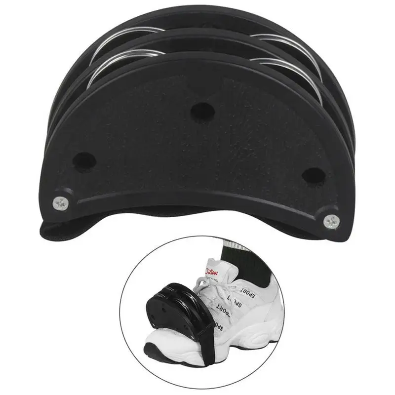 Shoe Tambourines For Adults Foot Tambourine With Elastic Strap Clear Bright Sound Musical Shoe Tambourine Percussion Instrument