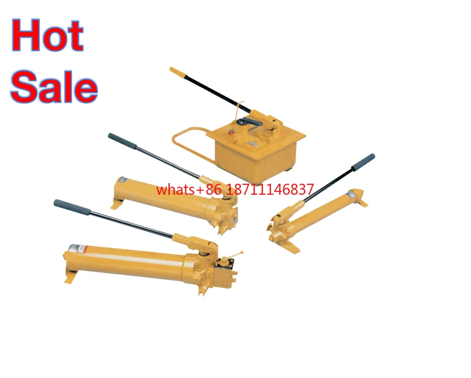 Enerpac Set Pompa Idraulica Manuale Di Qualità Simile P-801 Per Utensili Idraulici Inclusi Tubi Idraulici E Manometro