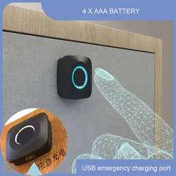 Smart Fingerprint Locks Drawer Letter Box File Cabinet Electronic Door Lock Biometric Fingerprint Unlock Anti-theft Smart Home