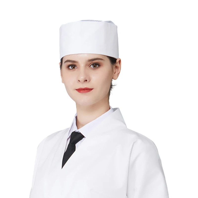 Breathable Sushi Cap Restaurant Chef Hat