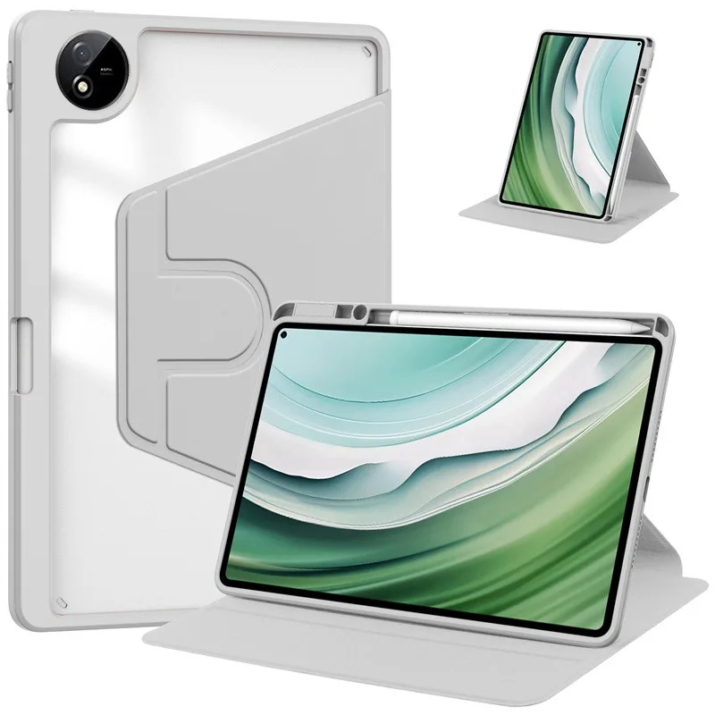 Premium Acrylic 360° Rotating Protective Tablet Case Cover