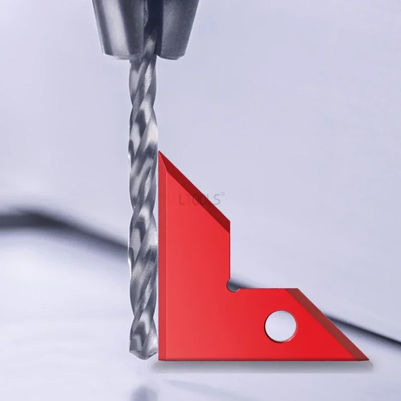 

Мини-Измеритель высокой точности, прямоугольный Измеритель для деревообрабатывающего стола, маленький измерительный инструмент на 45/90 градусов, универсальная линейка