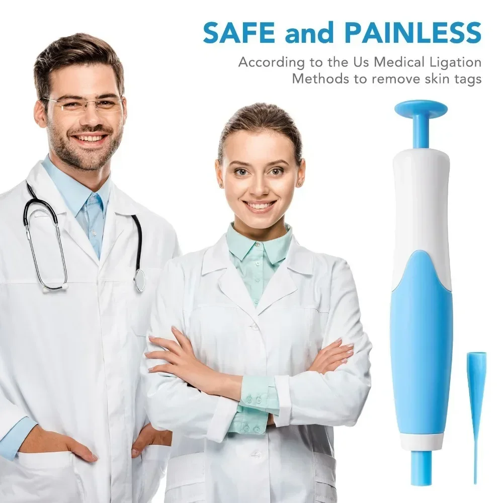 2 In1 Painless Auto Skin Tag Mole Wart Removal Kit Cleaning Tools Face Skin Care Body Wart Dot Treatments Remover Beauty Health 2