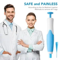 2 In1 Painless Auto Skin Tag Mole Wart Removal Kit Cleaning Tools Face Skin Care Body Wart Dot Treatments Remover Beauty Health 2