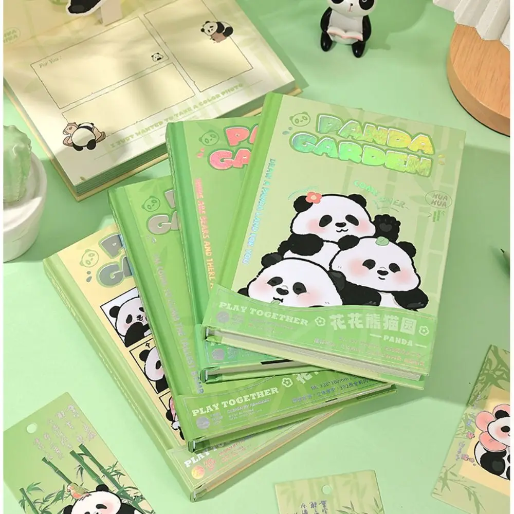 

Aesthetic Panda Notebook Taking Notes Memo Diary book Thickening B6 Notebook