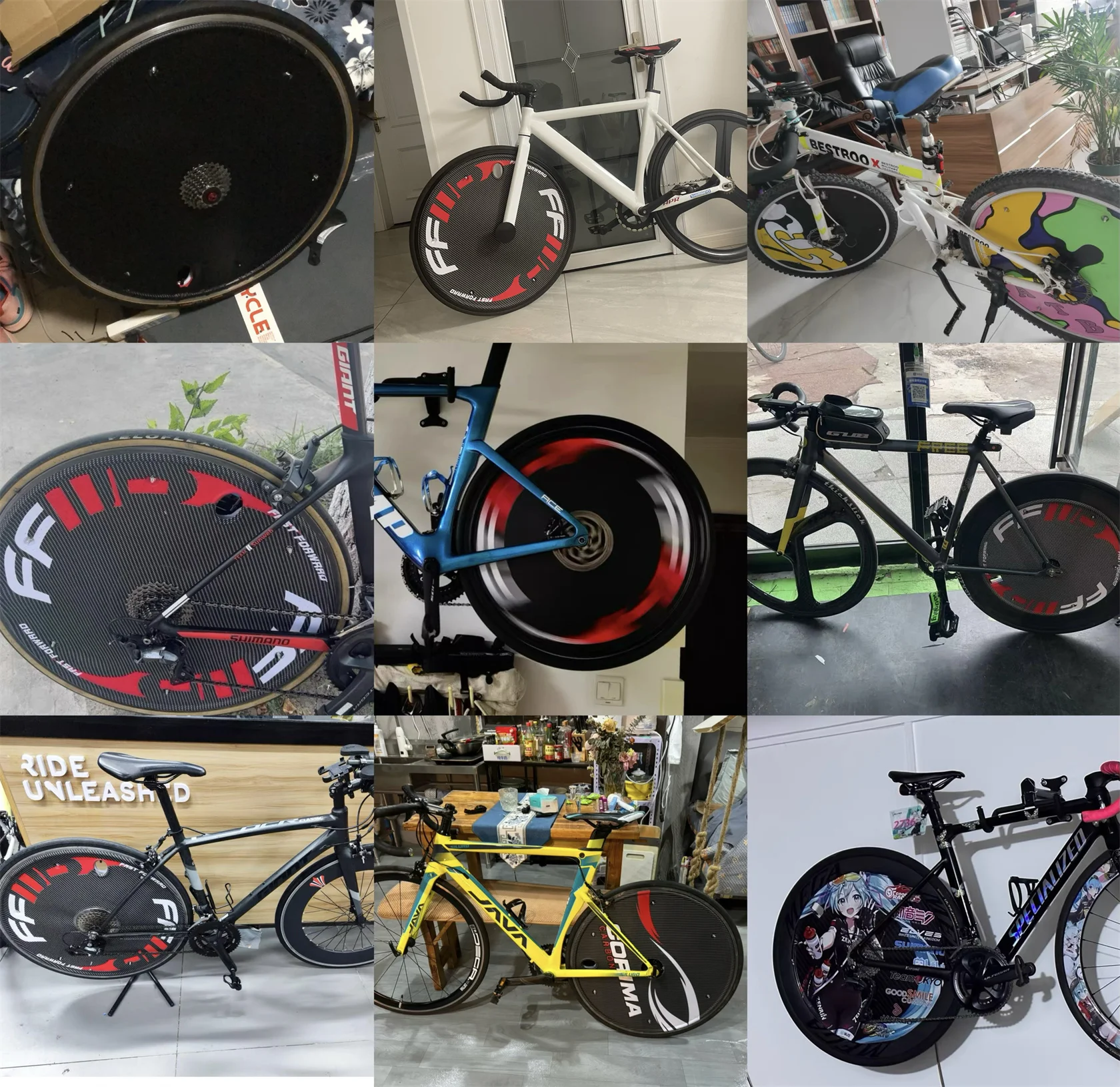 Diy Disc Road Bike Rim Cover 26INCH Mountain Bike Wheel Covers DIY