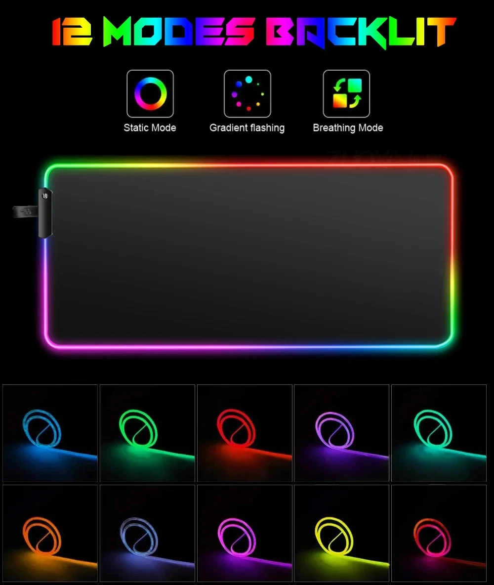 Galaxy RGB Mouse Pad 90x40cm with Lighting