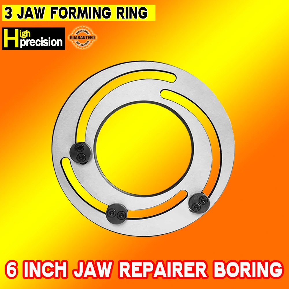 

6 inch Hydraulic Three-jaw Forming Ring Jaw Repairer Boring Fixture Jaw Device Hydraulic Claw Forming for CNC Lathe Chuck