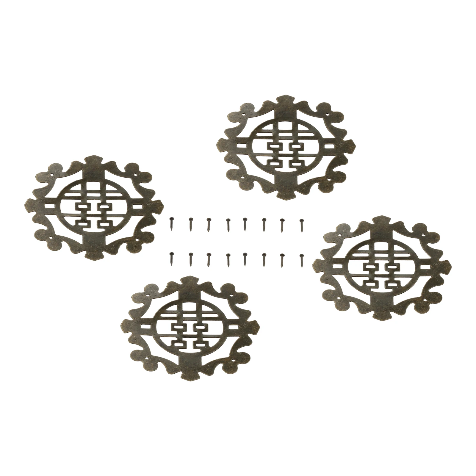 4pcs-Antique-Bronze-Decor-Protect-Sheets-w-nails-Hollow-Chinese-Character-Happy-Pattern-Old-Fashion-74mm.jpg