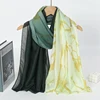 1 pièces Ramadan Hijab imprimé léopard femmes bohème aquarelle doux musulman Hijabs Floral respirant châle enveloppement écharpe foulard chaud