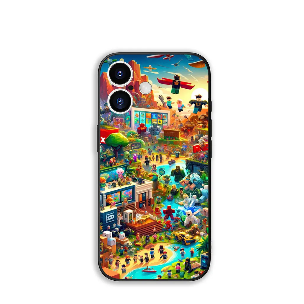 Stylish Gaming-Themed Phone Cover Case with R-Robloxs Wallpaper Design