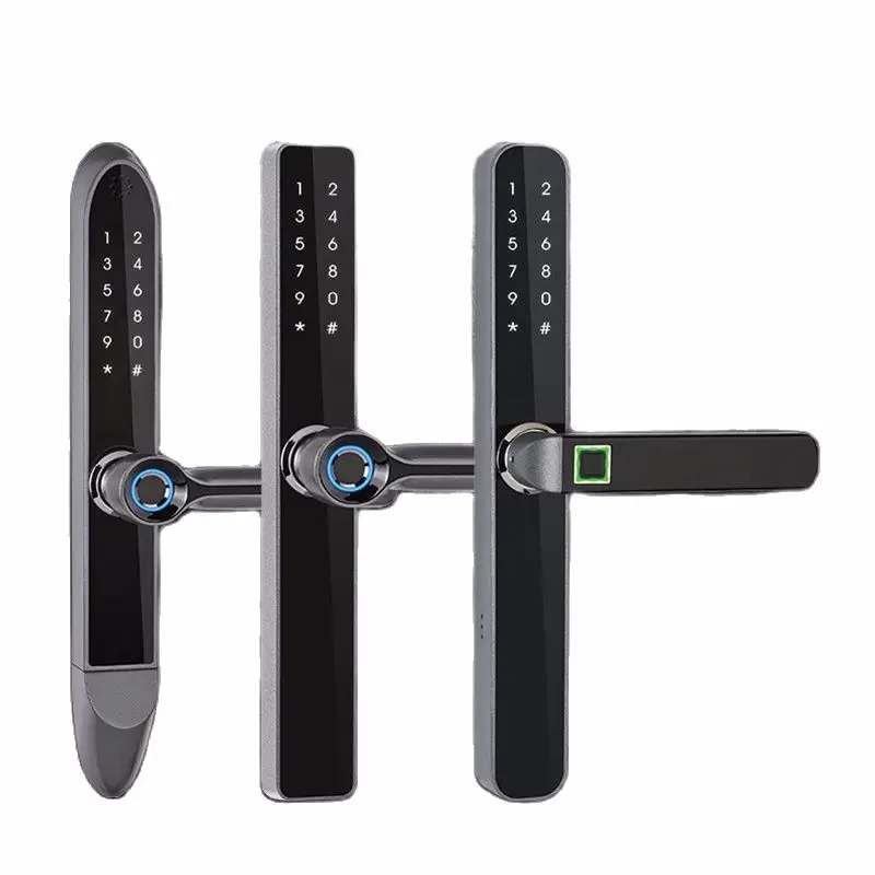 

Aluminum alloy door lock Smart locks Waterproof fingerprint door lock Encrypted magnetic card High security Children can use it