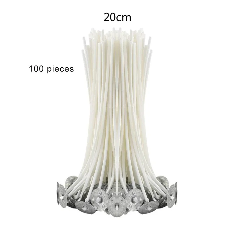 100 PCS/set Candle Wick Cotton Smokeless Wick Candle Making Supplies Accessories Soy Wax Making Waxing Supplies