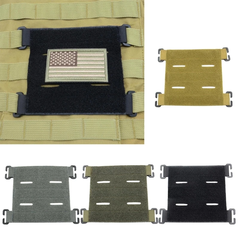 Multifunctional Molle System Adapter Panel Hook and Loop Panel
