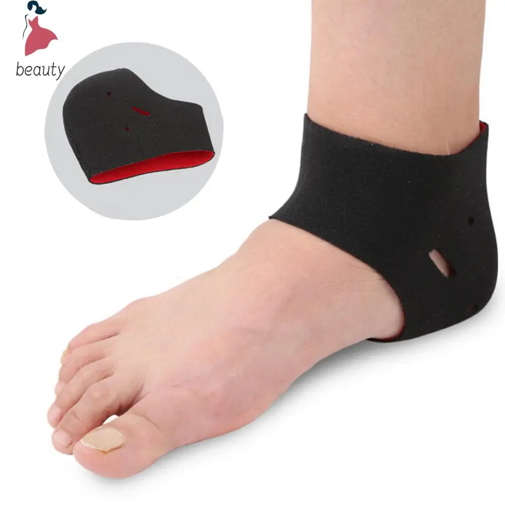 Plantar Fasciitis Therapy Wrap Heel Foot Pain Arch Support Ankle Brace Heel Warm Protector Insole Orthotic foot orthotic brace heel pads