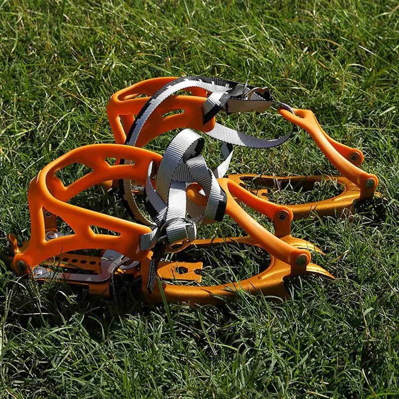14 Teeth Ice Gripper Walking Crampons Ultralight Aluminum Alloy Mountaineering Crampons Equipment 5