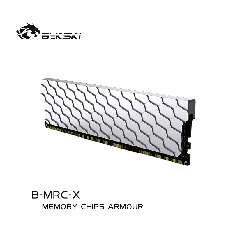 Bykski Completa de Metal Radiador Capa para Ddr5 Ram Dissipador Memória Clipe Prata para o Sistema de Dissipação Calor Armadura B-mrc-x - Imagem 5