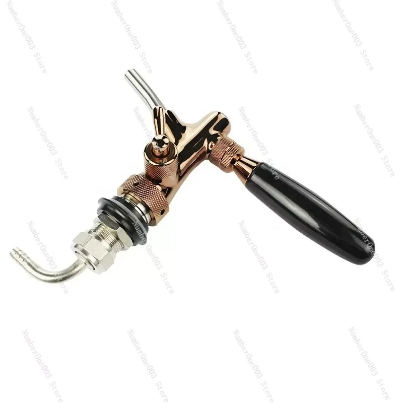 

Craft Brewed Food Grade Stainless Steel Draft Beer Machine with Adjustable Flow Rate and Long Handle Beer Outlet Valve
