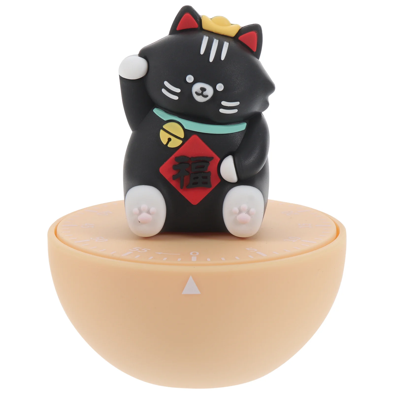 

Time Manager Cat Shape Kitchen Timer Tools Shaped Mechanical Cartoon Loud Clock