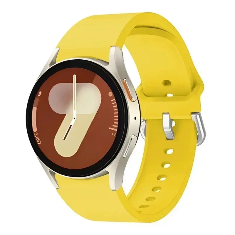 Versatile 20mm Silicone Smartwatch Strap - Elegant and Durable Replacement Band