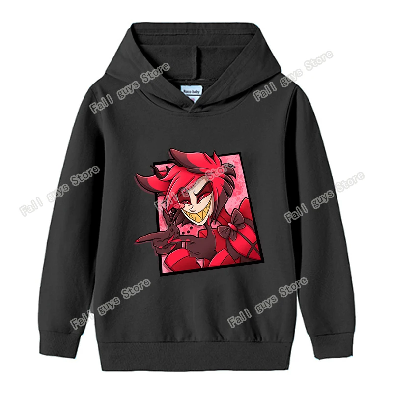 Children's Cartoon Print Hoodie - Fun Spring/Autumn Sweatshirt Gift