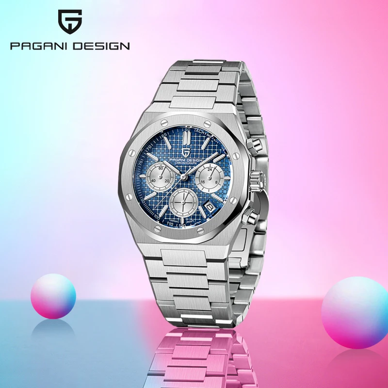 Pagani Design 2021 New Men's Seiko Vk63 Timing Quartz Watch 40mm Sapphire  Glass 200m Waterproof Quartz Watch Reloj Hombre - Quartz Wristwatches -  AliExpress