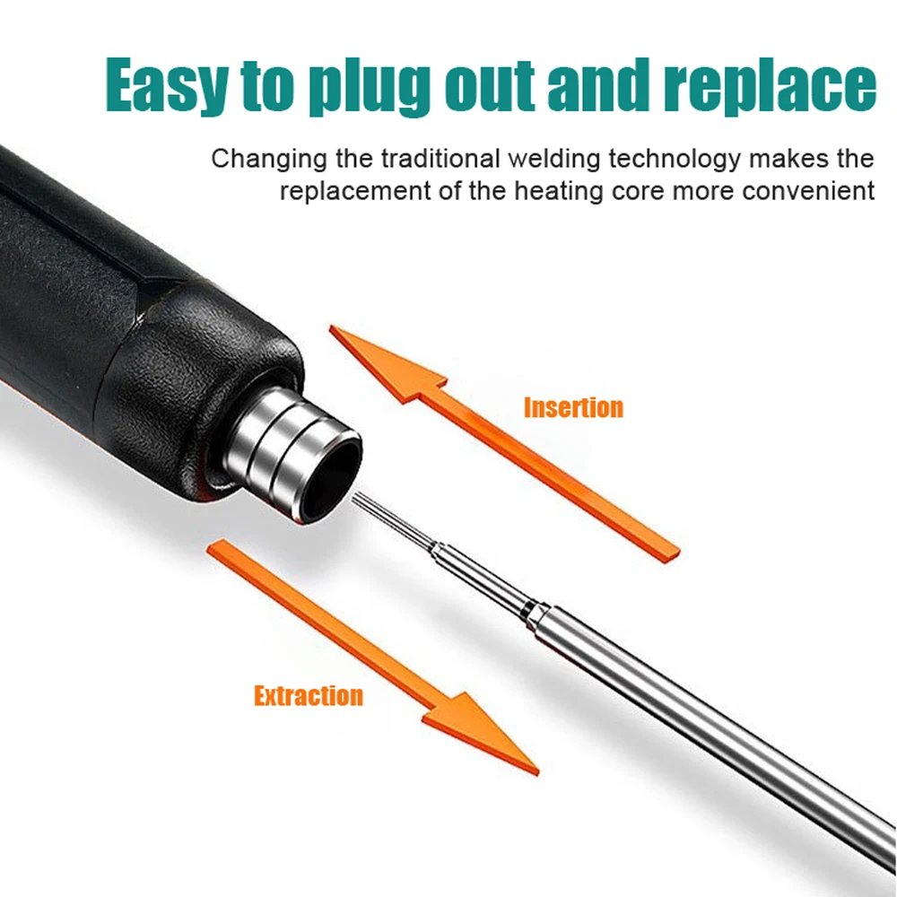 Soldering Iron USB Intelligent Electric 300-450℃ Temperature Adjustment Function for Soldering Repairing