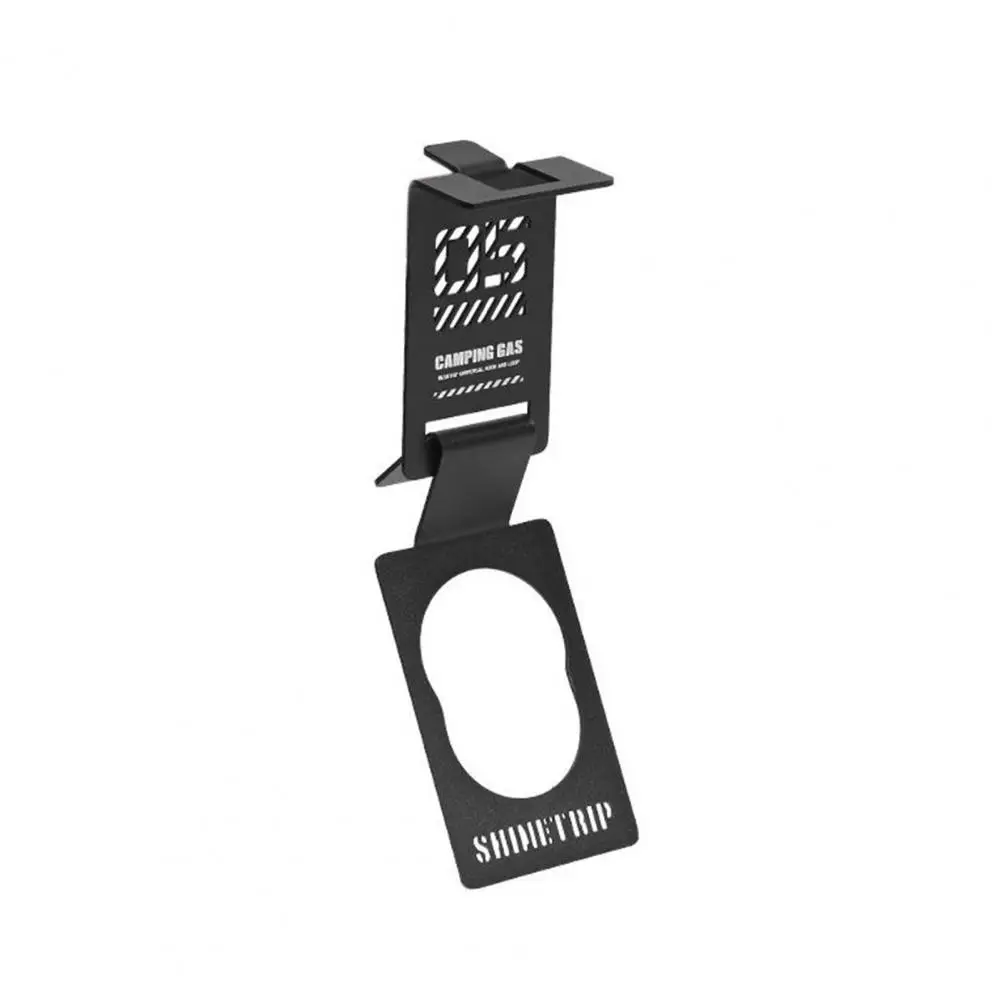 Camping Equipment Gas Canister Hanging Hook Corrosion Resistant Butane Tank Hanger Clip Strong Load-bearing for Outdoor