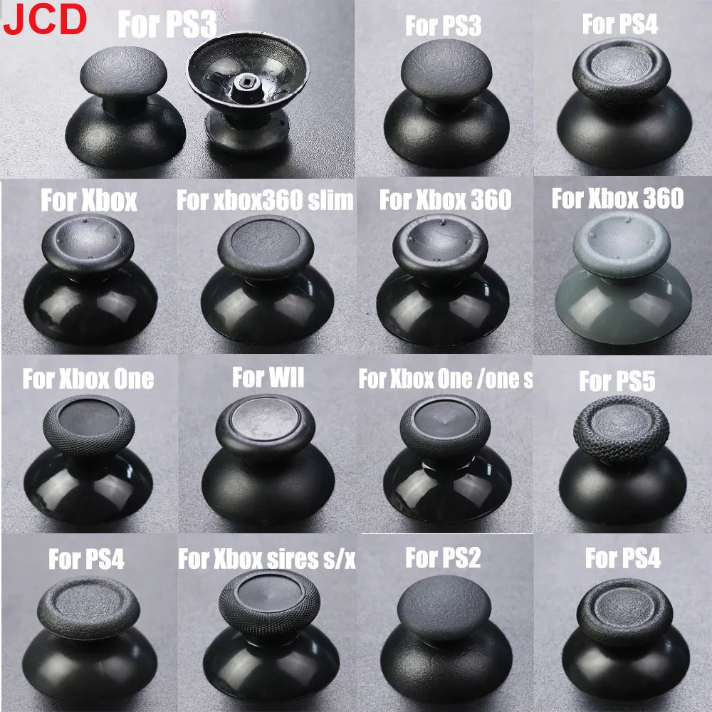Enhanced 3D Analog Joystick Mushroom Stick Grip Caps (2-Pack)